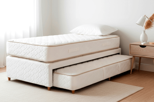 Sommier + Carrito Dual 1 Plaza 90x200